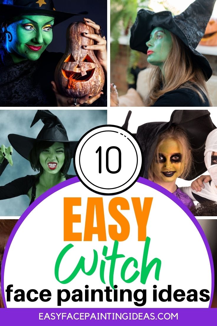 Face Painting Ideas Witches Halloween