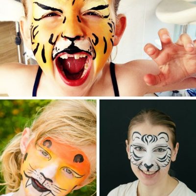 10 Cute & Fierce Tiger Face Painting Ideas